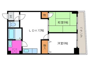 アベイユ木村の物件間取画像